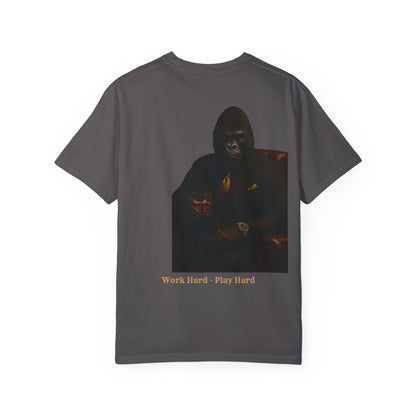 Boss Beast™ Unisex Garment Dyed T shirt Boss Beast  collection Work Hard Play Hard  Tee shirt coton lourd homme  Style mindset & dominance