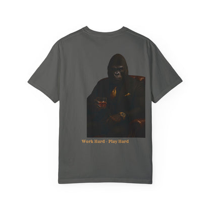 Boss Beast™ Unisex Garment Dyed T shirt Boss Beast  collection Work Hard Play Hard  Tee shirt coton lourd homme  Style mindset & dominance