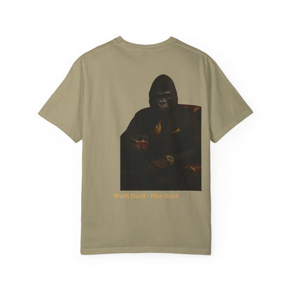 Boss Beast™ Unisex Garment Dyed T shirt Boss Beast  collection Work Hard Play Hard  Tee shirt coton lourd homme  Style mindset & dominance