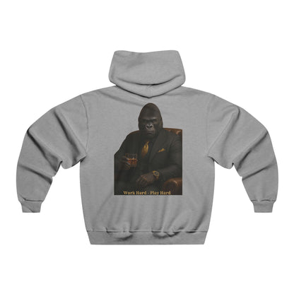 Boss Beast™ Men's Hoodie Hoodie Boss Beast  Work Hard Play Hard  Sweat gorille charismatique  Mindset & elegance brute