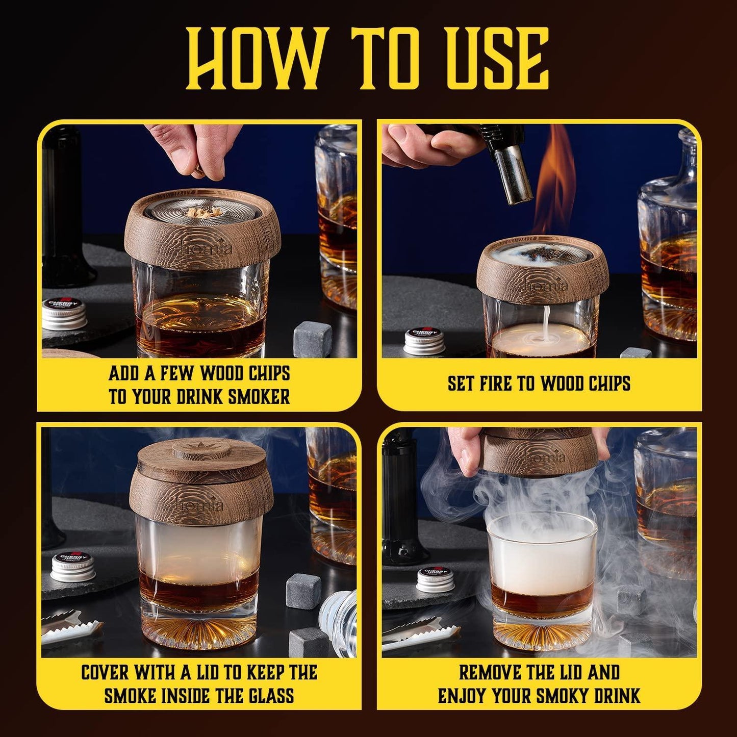 Coffret Fumoir à Boissons Boss Beast™ – Un rituel pour les vrais.